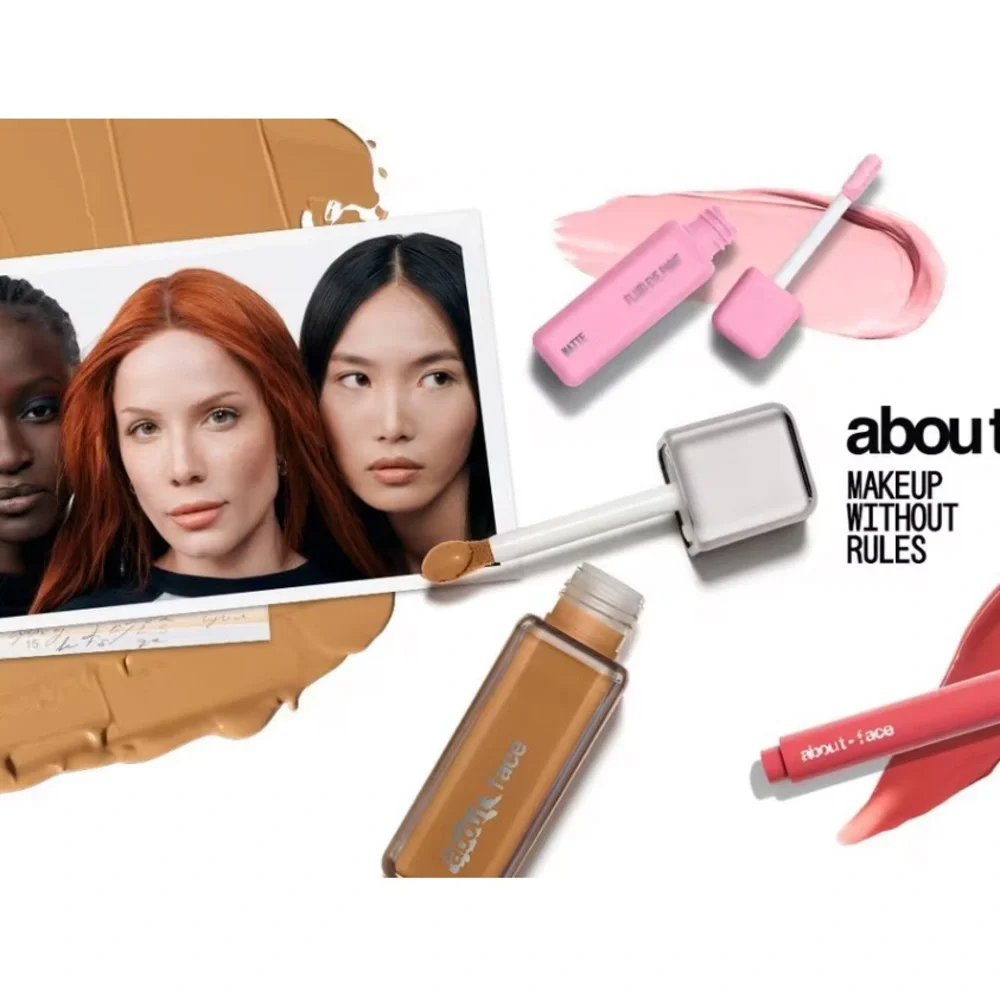 About Face Line Artist by Halsey Eye Liner Leave Me Breathless matte baby pink